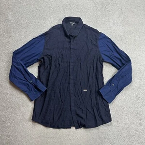 JUST CAVALLI Herren Hemd Shirt Gr. 52 Slim Fit Designer Casual 6801 Blau - Bild 1 von 9