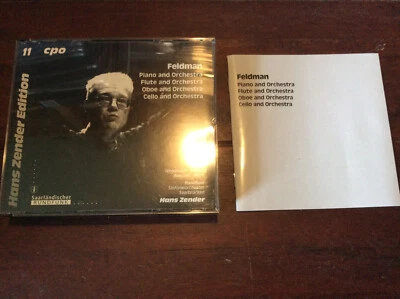 Feldman - Piano Flute Oboe Cello ...and Orchestra [2 CD Box] CPO SR ZENDER - Bild 1 von 2