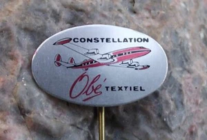 Vintage Lockheed Constellation Flugzeug Passagierflugzeug Luftfahrt Pin Abzeichen - Bild 1 von 2