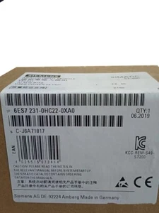 Módulo PLC Siemens 6ES7231-0HC22-0XA0 nuevo sellado 6ES7 231-0HC22-0XA0 IPC 6ES7231-0HC22-0XA0 - Imagen 1 de 4