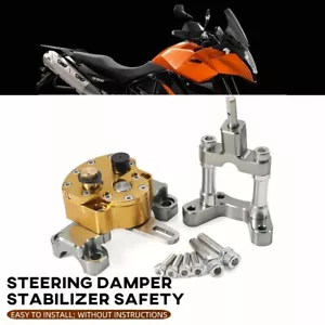 Steering Damper Stabilizer Reversed Safety For 990 Supermoto T SMT 2009-2013 - Picture 1 of 13