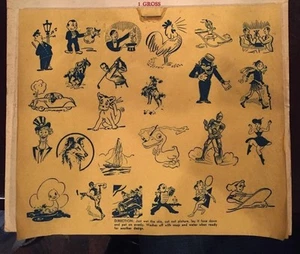 1940's TAT-ooh VARIOUS SPORTS Tattoos - Bobby Jones (GOLF) - Picture 1 of 2