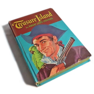 Vintage Treasure Island Book Copyright MCMLV (1955) - Imagen 1 de 12