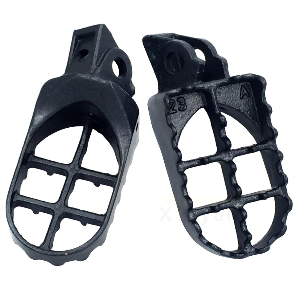 Motocross Mx Dirt Bike Foot Pegs Gray For 2000-2012 Kawasaki KX65 KX85 KX100 Foto 1 de 4