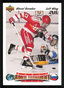 1991-92 Upper Deck #655 Alexei Kovalev RC