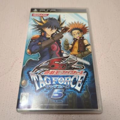 Yu-Gi-Oh 5D’s TAG FORCE5 PSP Sony PlayStation Portable KONAMI with Case Japan 5 - Image 1 of 4