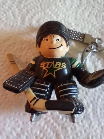 NHL Lil Sports Brats Dallas Stars Mini Figure Hockey Player Keychain Cover
