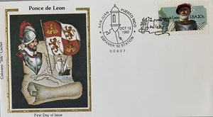 Colorano Silk 2024 Ponce de León San Juan Puerto Rico Eslogan Cancelar Espamer 92 - Imagen 1 de 1