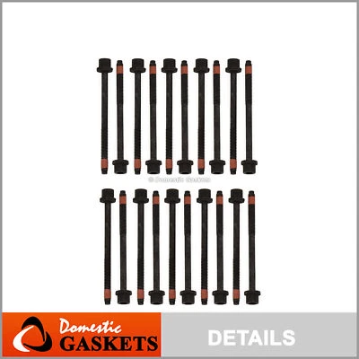 Pernos de cabeza aptos para 04-11 Buick Lucerne Cadillac SRX STS XLR DTS 4.6 DOHC 32V VIN A Foto 1 de 4