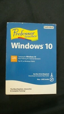 GENUINE Professor Teaches Office 2016 & Windows 10 14-Program Set For Windows - Image 1 of 2