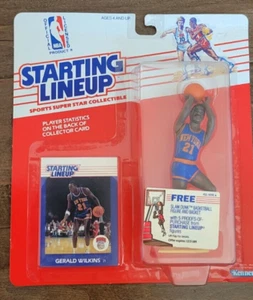 Kenner 1988-89 alineación inicial Slu Gerald Wilkins New York Knicks Magic Beauty - Imagen 1 de 2