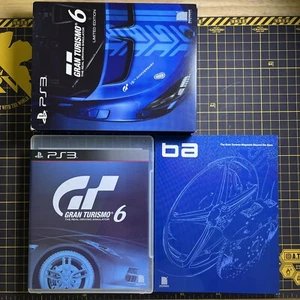 Gran Turismo 6 Limited Edition PS3 W/Booklet Asian English Hongkong Version - Picture 1 of 6