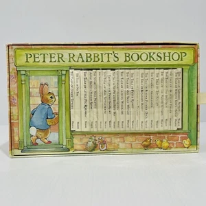 Peter Rabbit’s Bookshop - Full Set Of 23 Miniature Beatrix Potter Books - 1993 - Picture 1 of 24