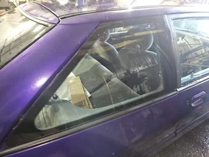 1991-1996 Ford Escort Passenger Right Rear Quarter Glass Back Side Window 2 Door - Picture 1 of 2