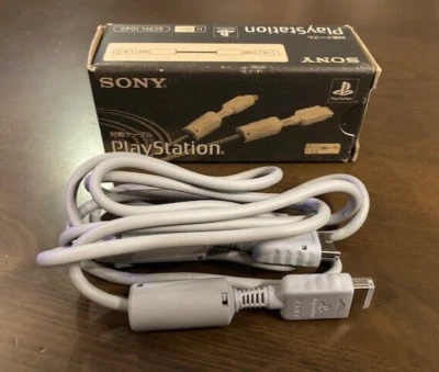 PS1 Link Cable Taisen SCPH-1040 Boxed Playstation Official Made in Japan - Image 1 of 4