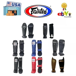 *Ship from US warehouse* Fairtex Muay Thai Kick Boxing Shin Guard Protection - Picture 1 of 16