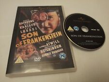 Son Of Frankenstein 1939 - Basil Rathbone Boris Karloff UK R2 DVD VGC