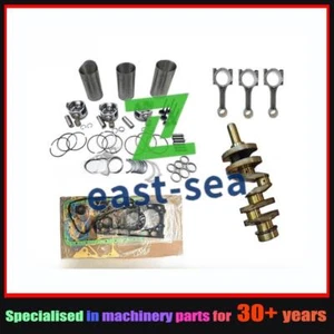3TNV70 Overhaul Rebuild Kit+crankshaft+connecting rod For Komatsu Engine WA10-1 - Picture 1 of 11