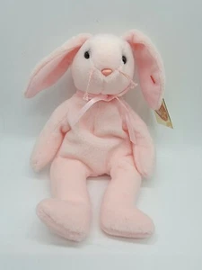 Ty Beanie Babies Hoppity Rabbit - Pink - Picture 1 of 7