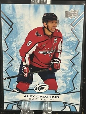 ALEX OVECHKIN-----2022-23 UPPER DECK ICE-----WASHINGTON CAPITALS--FREE SHIPPING - Image 1 of 2