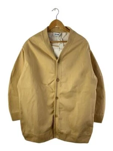 HED MAYNER Cardigan (Thin XXS Cotton Yellow HMMY75010A 24ss with tag Used - Picture 1 of 5
