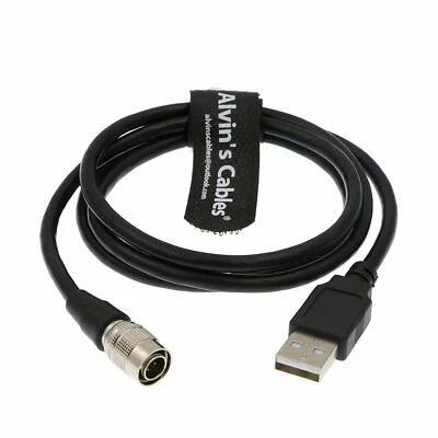 Alvin's Cables 4 Pin Hirose Male to USB Data Cable for Camera Computer Video 1M