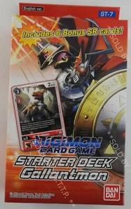 DIGIMON KARTENSPIEL - GALANTMON STARTER DECK ST-7 - ENGLISCH - KOSTENLOSER UK-VERSAND - Bild 1 von 5