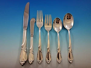 Rhapsody by International Sterling Silver Flatware Set for 8 Service 49 Pcs - Picture 1 of 7