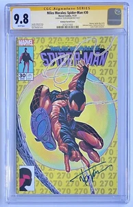 MILES MORALES: SPIDER-MAN #30 9.8 CGC SERIE FIRMA VARIANTE TYLER KIRKHAM  - Imagen 1 de 3