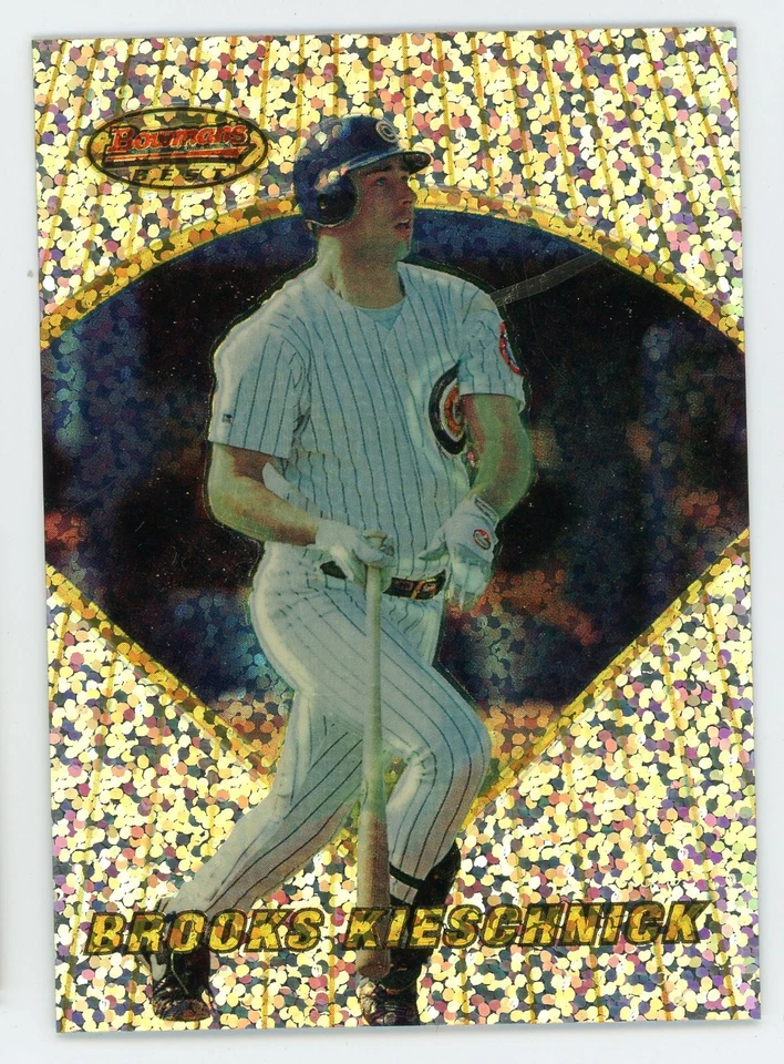1996 Bowman's Best Previews Brooks Kieschnick Atomic Refractor #BBP3 Cubs - Image 1 of 1