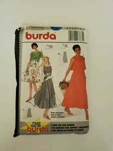Burda 3787 Schnittmuster Kleid Jacke Größen 8-10-12-14-16-18 ungeschnitten - Bild 1 von 6