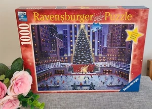 Limited Edition Ravensburger 19563 NYC Christmas Jigsaw Puzzle - 1000 Piece - Foto 1 di 6