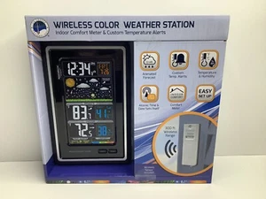 New La Crosse Technology Wireless Color Weather Station S88907 with TX141TH-BV2 - Picture 1 of 6