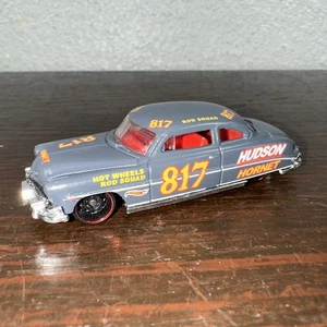 52 Hudson Hornet Hot Wheels Rod Squad 1/64 Gray Diecast Loose Without Card - Picture 1 of 5