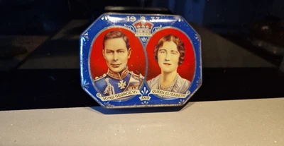 King George VI And Queen Elizabeth 1937 Coronation Tin - Image 1 of 4