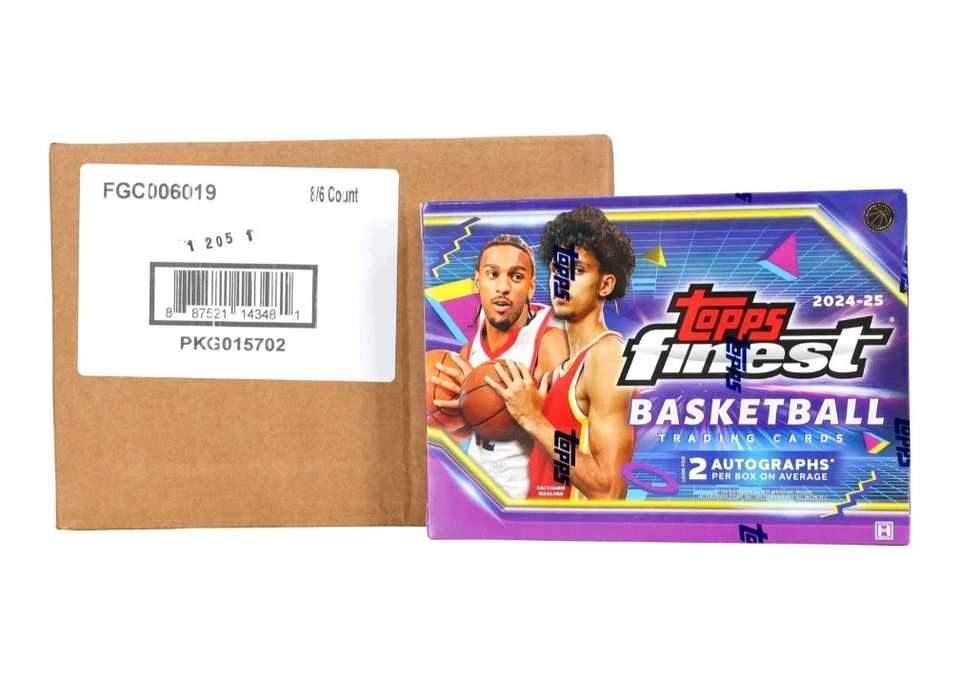 2024/25 TOPPS FINEST BASKETBALL HOBBY BOXES FACTORY