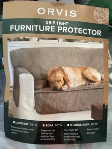 ORVIS Copricuscino Divano 70” con Imbottitura Zip-Off Protezione Animali Domestici - Foto 1 di 6