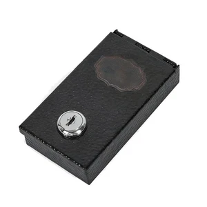 Secure Metal Pocket Size Cash Box with Lock Portable Design Safe Money Organiser - Picture 1 of 8