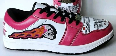 Angel Number 444 Flaming Skull Sneaker Numerology Spiritual Protection US11 EU43 - Image 1 of 4