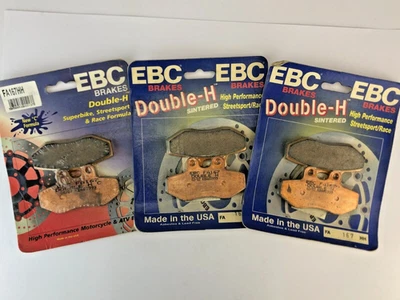 EBC BRAKE PADS FA167HH 3 PACKS DOUBLE H SINTERED BRAKE PADS - Image 1 of 4
