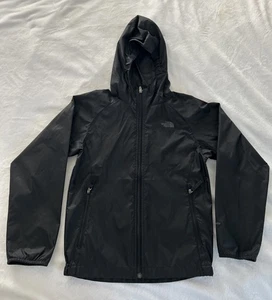 The North Face Hydrenalite Rain Jacket Windbreaker Black Size Medium 10-12 - Picture 1 of 6