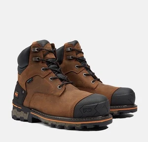 Timberland PRO® Boondock 6" wasserdichte Comp-Toe Arbeitsstiefel für Herren, Größe 9, neu - Bild 1 von 14