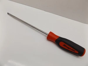 Snap On sgd480b flat tip 7/32" soft grip cabinet screwdriver red 12-3/4” long - Picture 1 of 3
