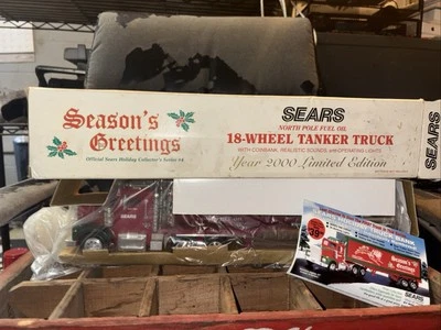 Vintage Sears 18-Wheel Tanker Truck~Holiday Collector Series~North Pole Fuel - Image 1 of 2
