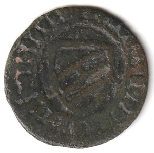 Sehr frühes 15.-16. Jahrhundert Frankreich Burgund Jeton Kupfer 21 mm kostenloser US-Versand - Bild 1 von 2