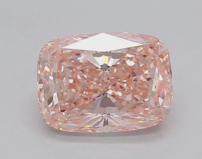 3.00ct Cushion Cut Light Pink Lab Grown Diamond VVS1 Loose Gemstone Ethical - Image 1 of 2