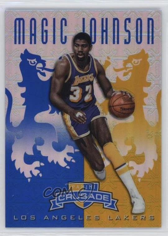 2012-13 Panini Crusade Crusade Blue Magic Johnson #104 HOF - Image 1 of 2