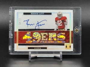 Ronnie Lott 2022 Panini Impeccable Logo Autographs /49 - SF 49ers Team Logo - Picture 1 of 4