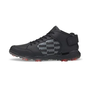 Puma Mens Proadapt Delta Mid Golf Shoes - Black/Quiet Shade 37649802 - NEW - Picture 1 of 6