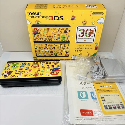 Nintendo Nuevo 3DS Kisekae Plate Edition Mario Maker Diseño Excelente De Japón Foto 1 de 4